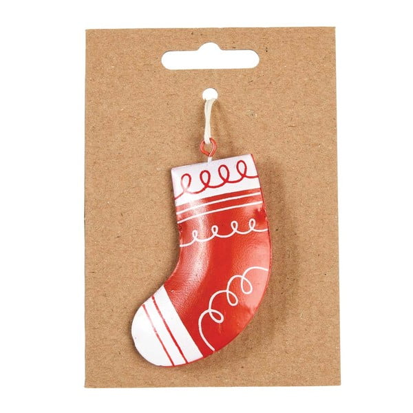 Ručno oslikan metalni ukras za drvce Rex London Stocking-image-2