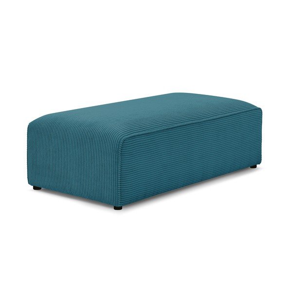 Tamno plavi modularni tabure od samta Megeve – Bobochic Paris