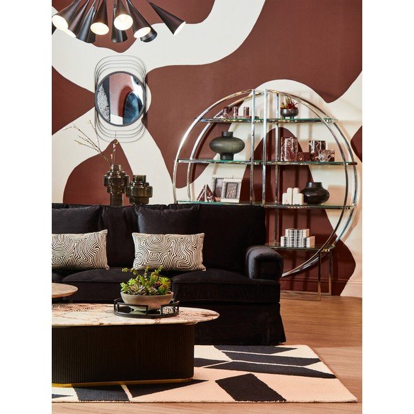 Crna staklena vaza (visina 30 cm) Cayden – Premier Housewares-image-1