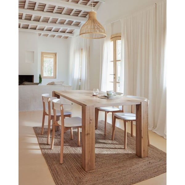 Blagovaonski stol u dekoru hrasta 90x160 cm Deyanira – Kave Home-image-1