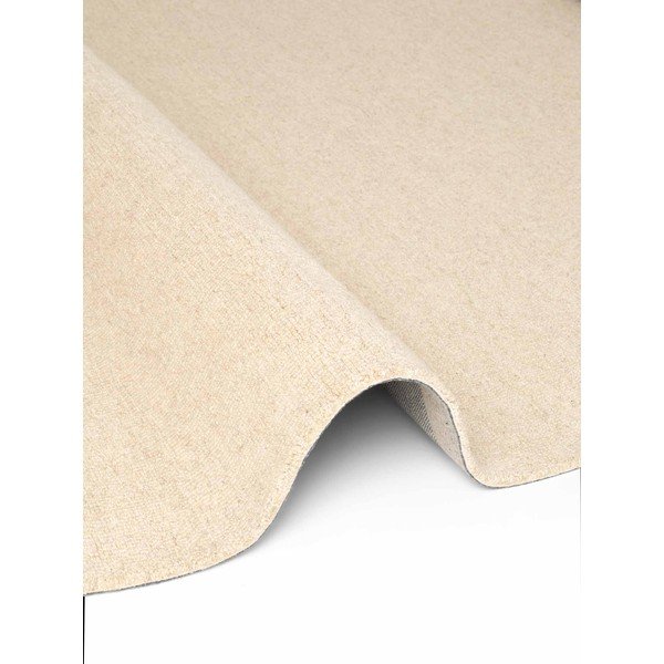 Bež ručno rađen vunen okrugao tepih ø 160 cm Puristic Knots – Elle Decoration-image-4