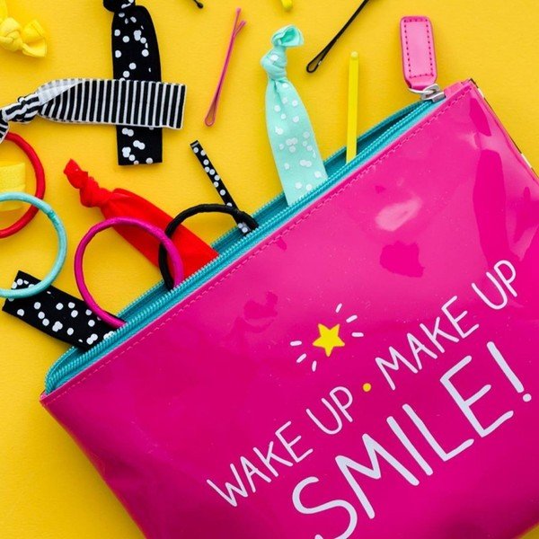 Ružičasta strip torba Happy Jackson Wake Up Make Up-image-1