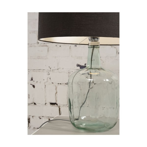 Stolna lampa s bež sjenilom i konstrukcijom od recikliranog stakla Good &amp; Mojo Murano, ⌀ 30 cm-image-3
