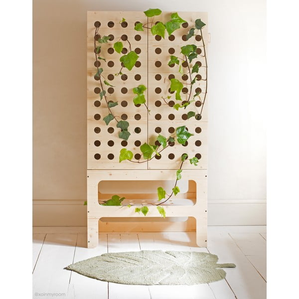 Kaki zeleni periv/ručno rađen pamučan dječji tepih 75x100 cm Mini Monstera Olive – Lorena Canals-image-1