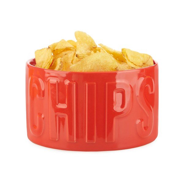 Crvena keramička zdjelica za posluživanje 1 l Chips – Balvi-image-2