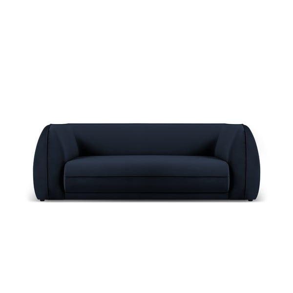 Tamno plava baršunasti sofa 225 cm Lando – Micadoni Home