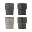 Smeđe šalice u setu 4 kom za espresso od kamenine 150 ml Ewan – Bloomingville