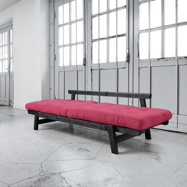 Sofa na razvlačenje Karup Step Black / Magenta-image-2