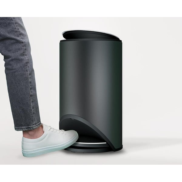 Mat crna metalna kanta za smeće s pedalom 10 l Arc – Joseph Joseph-image-4
