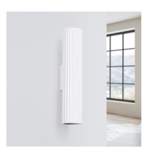 Bijela zidna lampa Gleam – Sollux-image-2