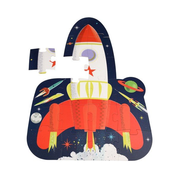 Puzzle (broj komada 18 kom) Space Age rocket – Rex London