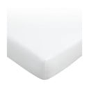Bijela plahta s gumom od egipatskog pamuka 90x190 cm – Bianca