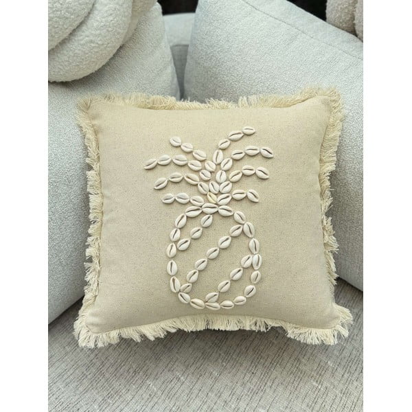 Pamučna ukrasna jastučnica 43x43 cm Seashells – Mioli Decor-image-2
