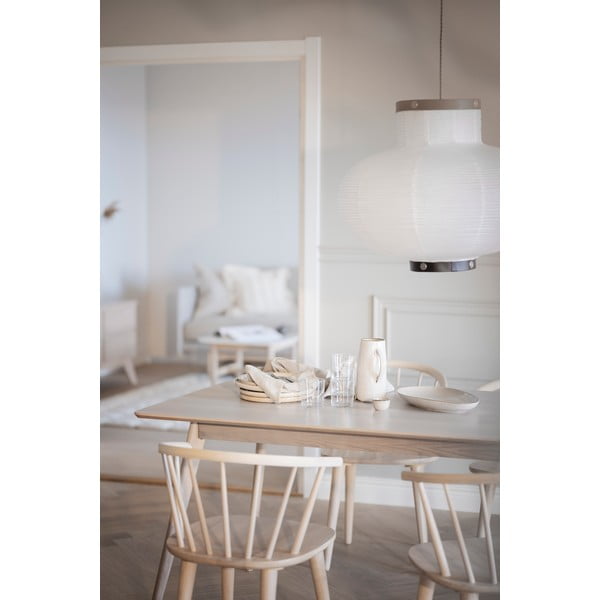 Blagovaonski stol na razvlačenje s pločom u dekoru hrasta 190x90 cm Yumi - Rowico-image-1