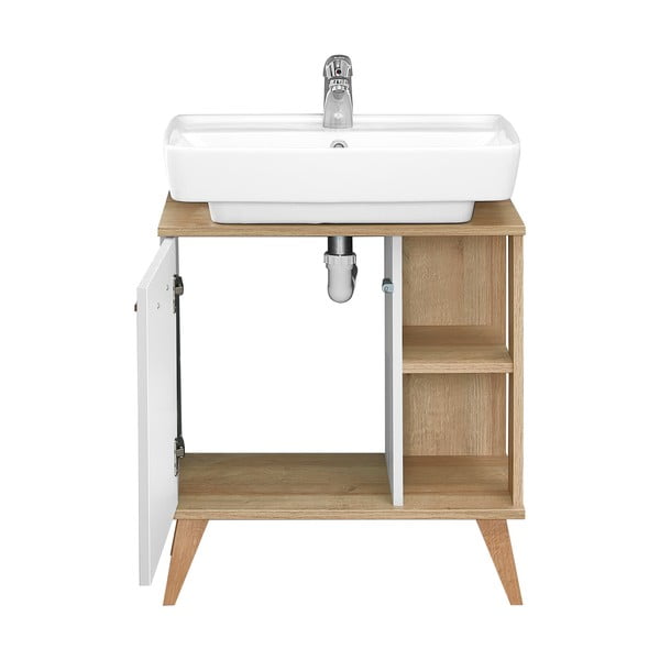 Bijeli ormarić ispod umivaonika 61x65 cm Set 923- Pelipal-image-2