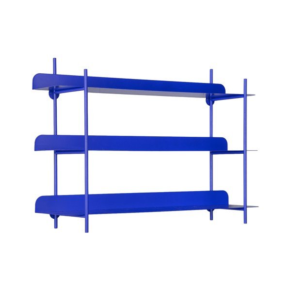 Plava metalna polica s više razina 60 cm Cool Retro – PT LIVING