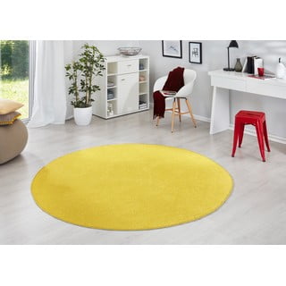 Žuti  okrugli tepih ø 133 cm Fancy – Hanse Home