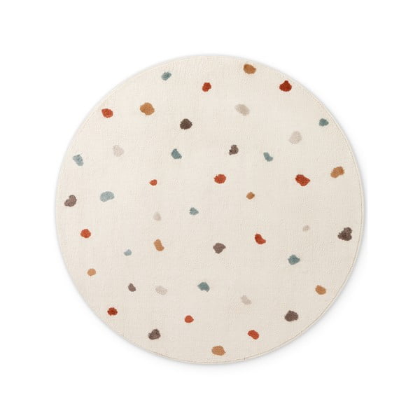 Krem dječji tepih ø160 cm Funny Dots – Hanse Home