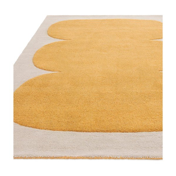 Oker žuti ručno rađen vuneni tepih 120x170 cm Canvas – Asiatic Carpets-image-4