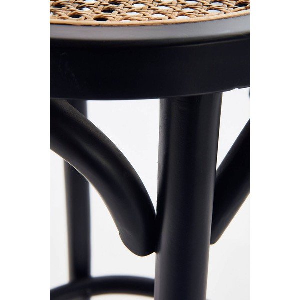 Crne barske stolice u setu 2 kom od ratana (visine sjedala 65,5 cm) Koster – Jotex-image-2