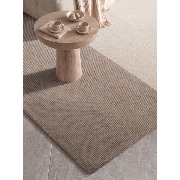 Smeđi/krem tepih od mješavine vune 120x170 cm Hugo – Villeroy&Boch-image-3