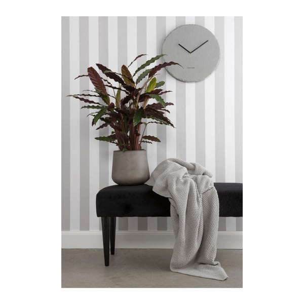 Sivi zidni sat od škriljevca Karlsson Slate, ⌀ 40 cm-image-1