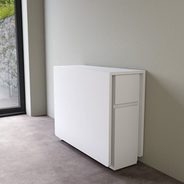 Bijeli višenamjenski stol na razvlačenje Woodman Kungla-image-1