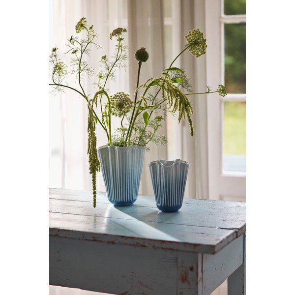 Svijetlo plava keramička vaza (visina 20,5 cm) Hammershøi – Kähler Design-image-2