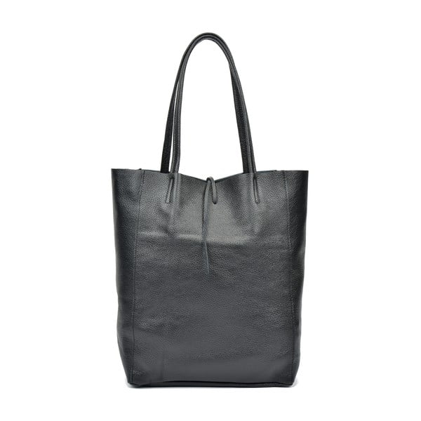 Crna ženska kožna torbica Sofia Cardoni Shopper