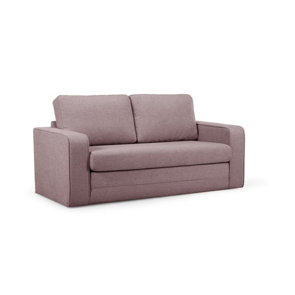 Svijetlo ružičasta sklopiva sofa 160 cm Come – Bobochic Paris-image-2