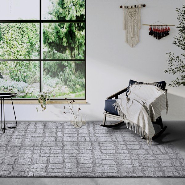 Sivi tepih 160x235 cm Artistique Light Grey – Elle Decoration-image-1