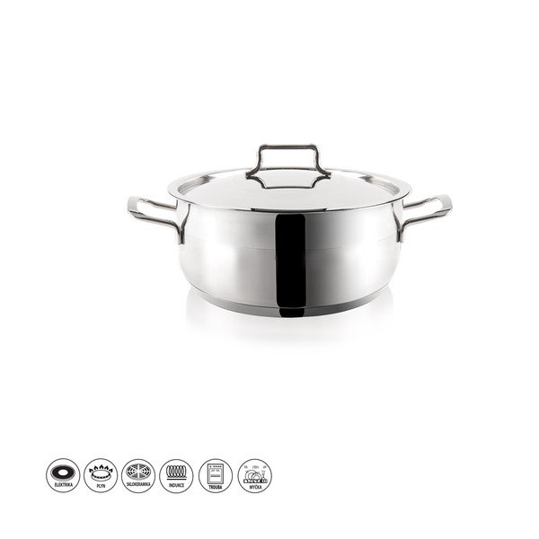 Inox tepsija s poklopcem Orion Anett, 1,2 l