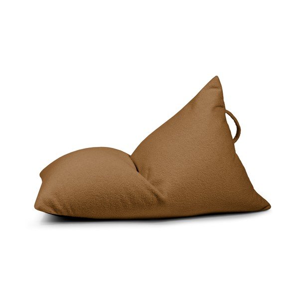 Smeđa vreća za sjedenje od bouclé tkanine Razzy – SLOWDOWN