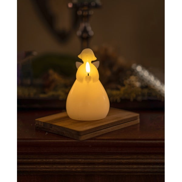 Bijeli svjetleći ukras ø 9,5 cm Lucia – Sirius-image-1