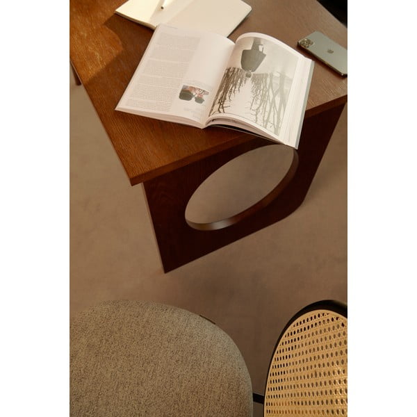 Smeđi stol Woodman Bau-image-4