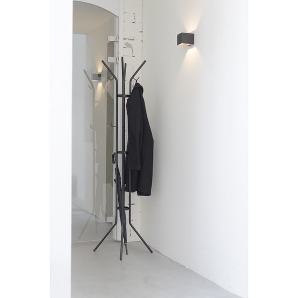 Crna metalna vješalica ø 40x170 cm Jessy – Spinder Design-image-1