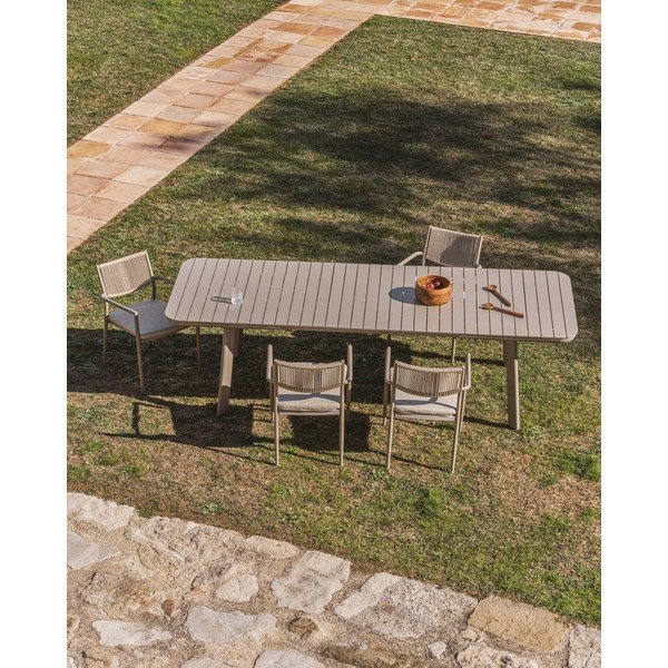 Metalni vrtni stol 100x220 cm Izola – Kave Home-image-1