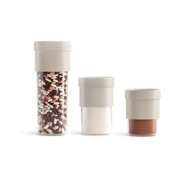 Posude za namirnice u setu 3 kom za čuvanje hrane – Lékué