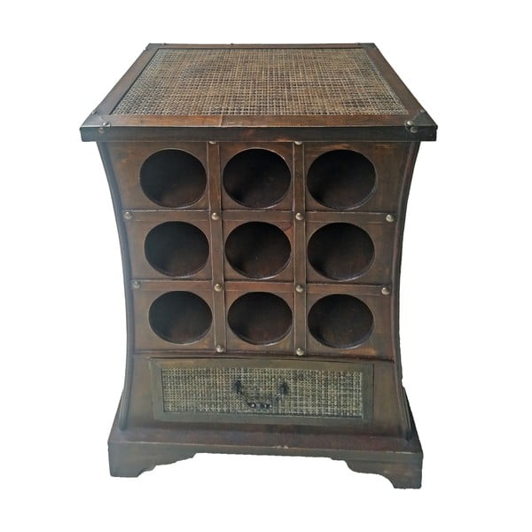 Smeđa vitrina za vino broj boca 9 kom, 46x58 cm – Deco Pleasure-image-2