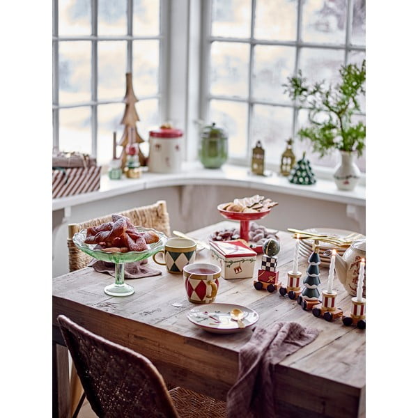 Krem desertni tanjuri u setu 2 kom s božićnim motivom od kamenine ø 16 cm Yule – Bloomingville-image-3