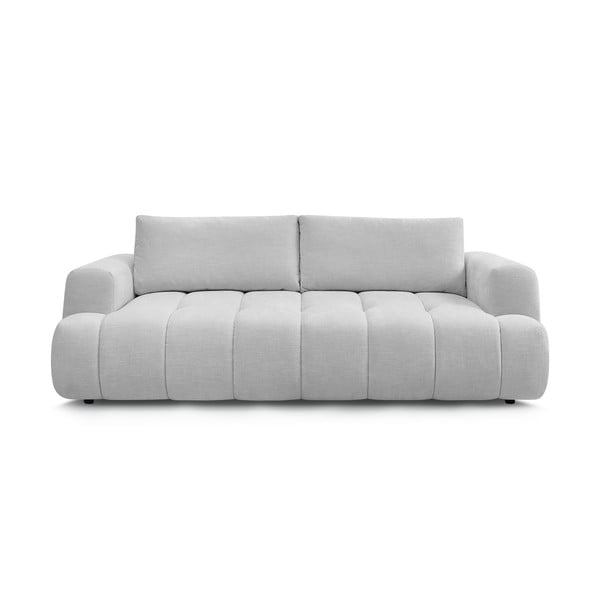 Svijetlo siva sklopiva/s prostorom za odlaganje sofa 251 cm Fuji – Bobochic Paris