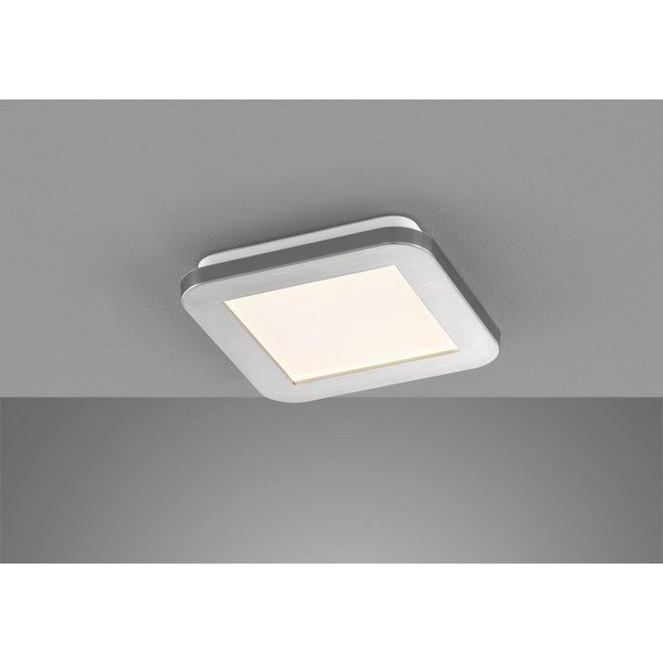LED stropna lampa srebrne boje 17x17 cm Gotland - Fischer & Honsel-image-1