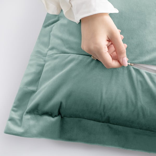 Set od 2 menta zelene jastučnice AmeliaHome Side, 45 x 45 cm-image-3