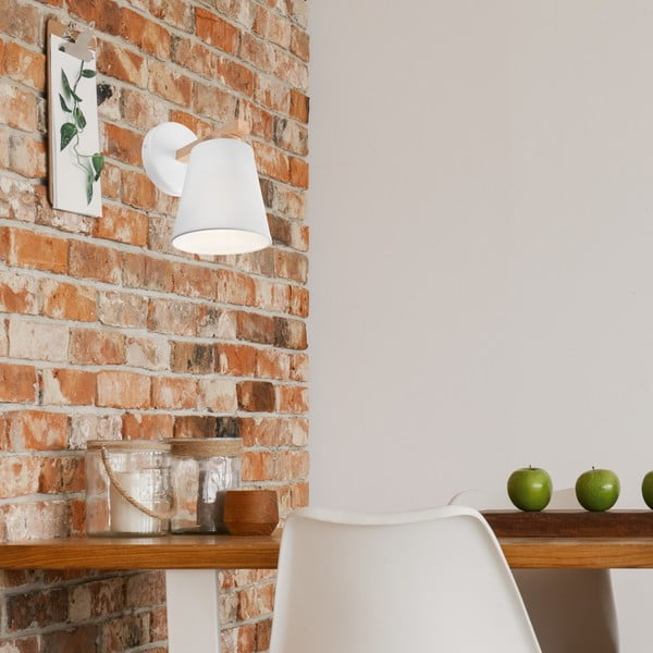 Bijela zidna lampa ø 15 cm Ellie – LAMKUR-image-1