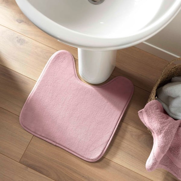 Ružičasta kupaonska prostirka za WC 45x45 cm Vitamine – douceur d'intérieur-image-1