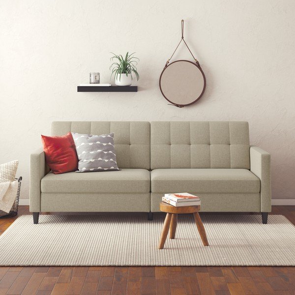 Bež sklopiva sofa 82 cm Hartford – Støraa-image-1