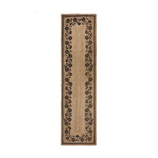 Jutena staza u prirodnoj boji 60x230 cm Maisie – Flair Rugs