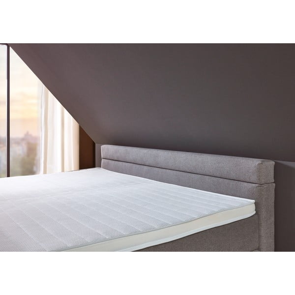 Sivi boxspring krevet 180x200 cm Kokomo – Rojaplast-image-2