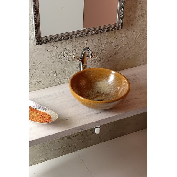 Stojeća slavina za umivaonik u sjajno srebrnoj boji/u zlatnoj boji Antea – Sapho-image-2