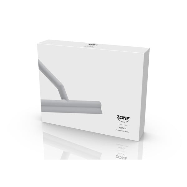 Sivi kupaonski silikonski brisač Zone Soft Grey-image-1